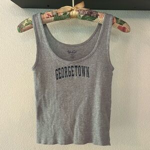John Galt Grey Georgetown Tank Top OS
